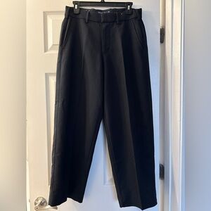 Abercrombie Men's Black Baggy Trousers